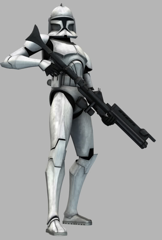 Clone Trooper Animated Style